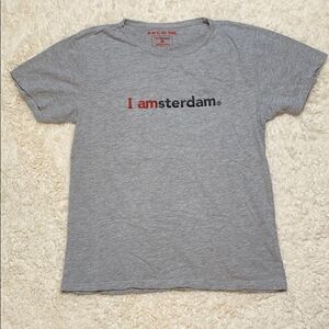 IAmsterdam gray t-shirt size small